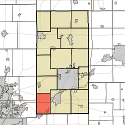 Location in Madison County
