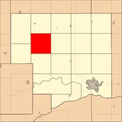 Location in Platte County