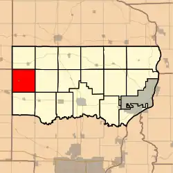 Location in Clinton County