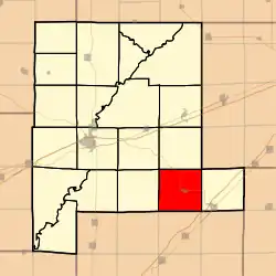 Location in Fayette County