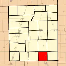 Location in Iroquois County