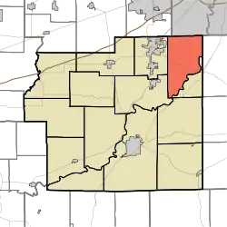 Location in Morgan County