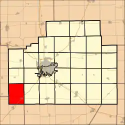 Location in McLean County