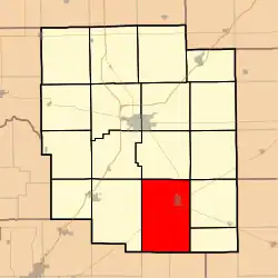 Location in Logan County