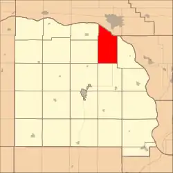 Location in Saunders County