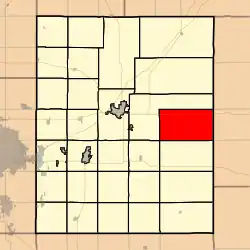 Location within Butler County