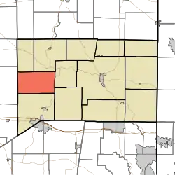 Location of Salt Creek Township in Franklin County