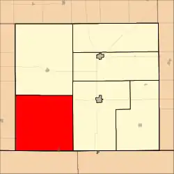 Location in Harper County