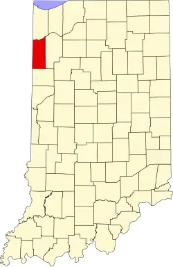 State map highlighting Newton County