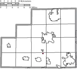 Location of Gloria Glens Park in Medina County