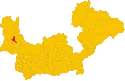 Chiavenna within the Province of Sondrio
