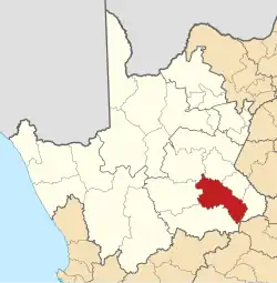 Location in the Northern Cape