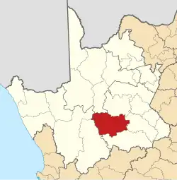 Location in the Northern Cape