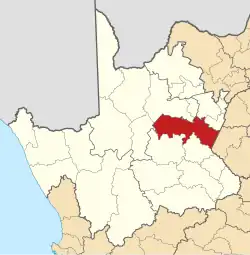 Location in the Northern Cape