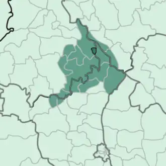 The Puadh region consists of the eastern districts of Punjab, the north-western portions of Haryana and the southernmost strip of Himachal Pradesh.