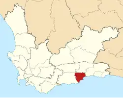 Location in the Western Cape