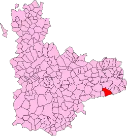 Location of Campaspero