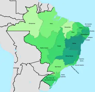 1822 Division of the Grão-Pará province