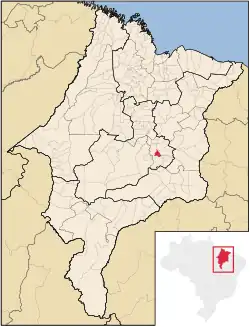 Location in Maranhão state