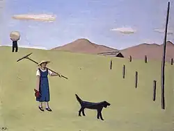 Mittagsstunde auf der Alp 1947