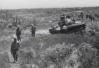 Marines move through Dodge City