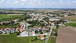 Aerial view of Markgrafneusiedl
