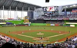 LoanDepot Park, home of the Miami Marlins of MLB