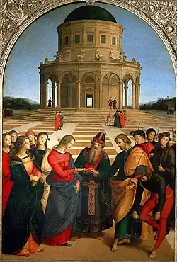 The Marriage of the Virgin by Raphael, c. 1504