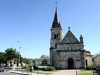 The church in Martignas-sur-Jalle