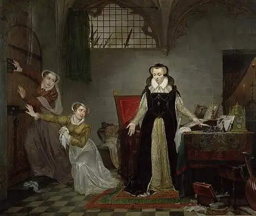 Mary, Queen of Scots in her Cell by Philippe-Jacques van Bree