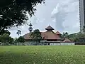 The mosque as seen from Sims Avenue.