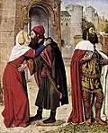 Charlemagne (right) by Jean Hey, 1488, National Gallery