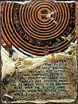 When the People Care 6/10 (2000), collagraph-collage on hand-made paper, 32 x 24 in. (81.28 x 60.96&nbsp;cm), Rick and Cindy Betschen Collection