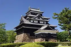 Tenshu of Matsue Castle in Matsue, Shimane Prefecture Built in 1607