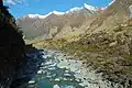 Matukituki River West Branch looking towards Sharks Tooth Peak