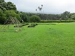 gardens below heiau