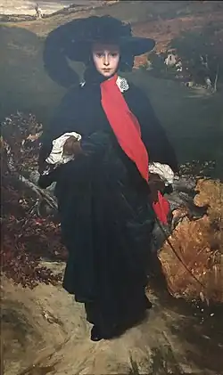 Frederic Leighton, Portrait of May Sartoris at about 15 years of age, 1860