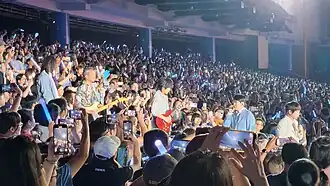 Mayday members at "Mayday 5525 LIVE TOUR in Taipei"