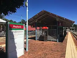 Maylands station platform