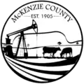 Official seal of McKenzie County
