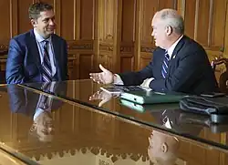 Photograph with O'Toole and Andrew Scheer