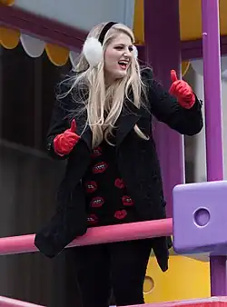 Meghan Trainor, a woman, smiling
