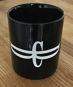 Mug used for merchandising