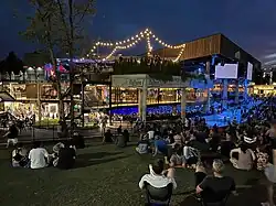 Merriweather at night after 2018 renovations