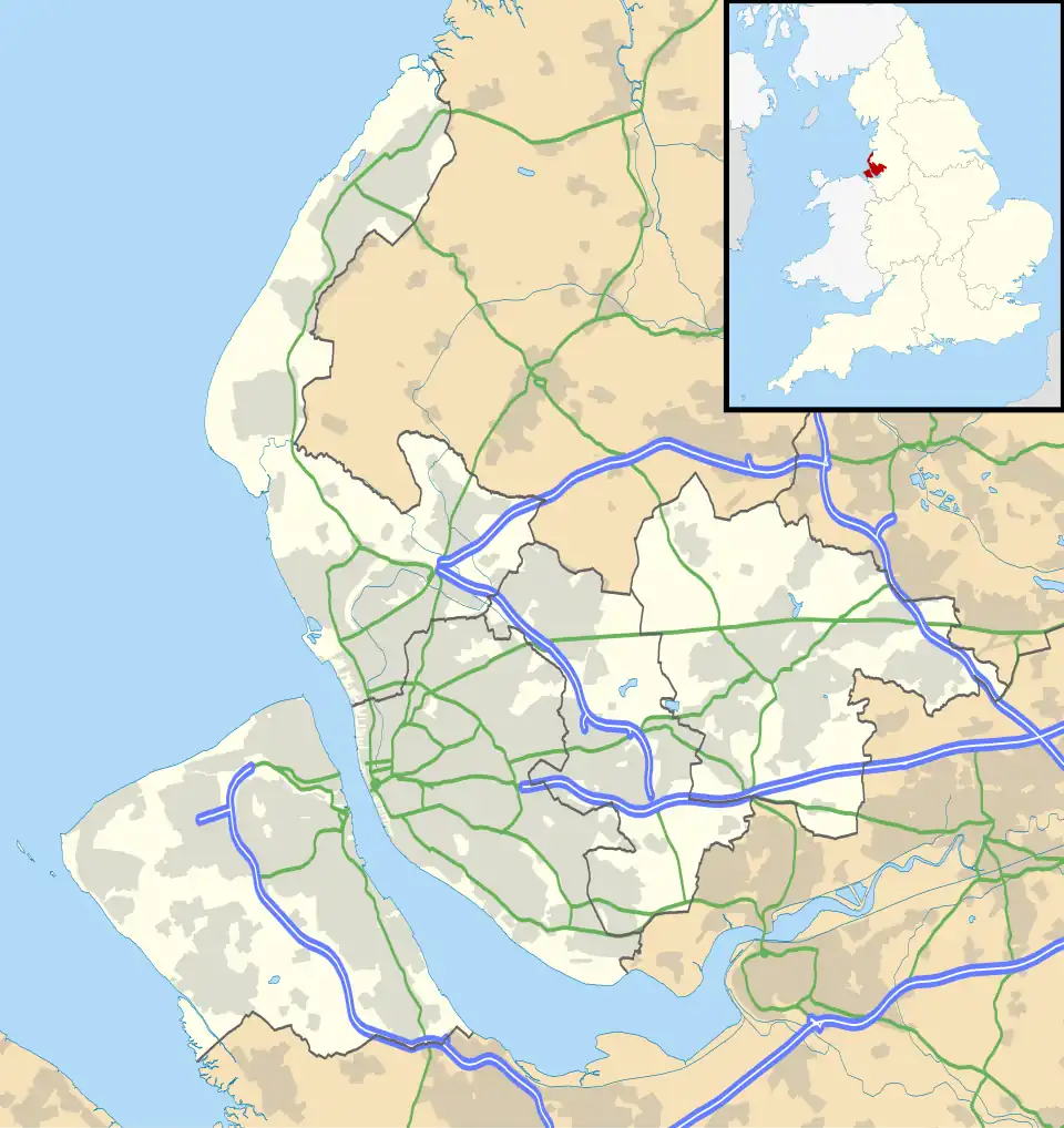 Sefton is located in Merseyside