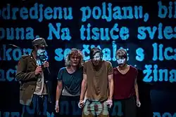 JanjeKokošOrao, co-production between MESS, BITEF and ZeKaeM. Sarajevo War Theatre, 23 December 2014.