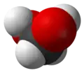 Spacefill model of methanediol