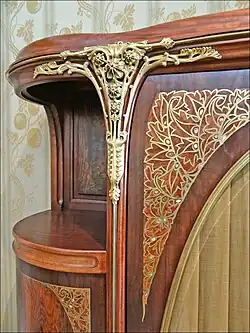 Detail of Vitrine by Majorelle (c. 1910)