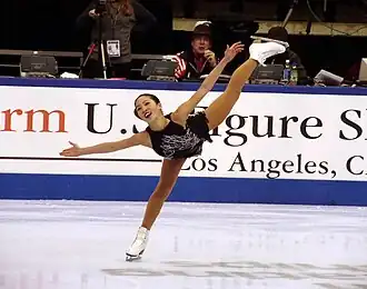 Michelle Kwan at the 2002 U.S. Championships