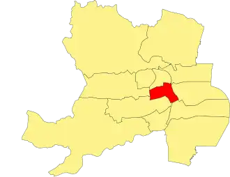 Location of the ward